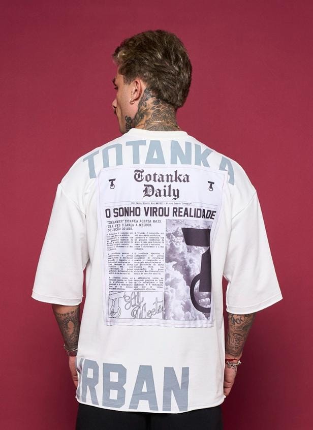 Camiseta Oversized Malhão Totanka - O Sonho Virou Realidade
