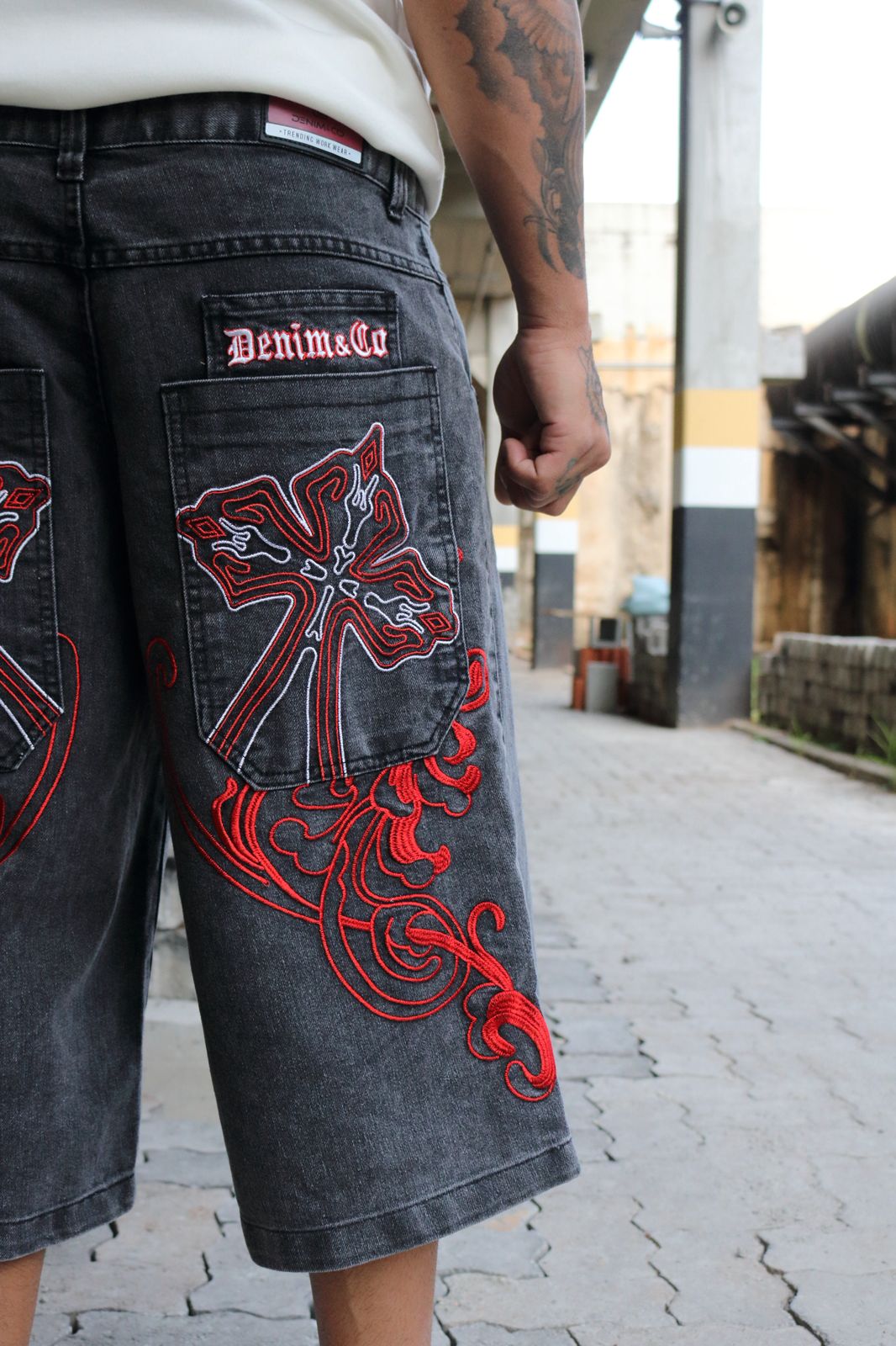 Bermuda Jorts Baggy - Denim & Co