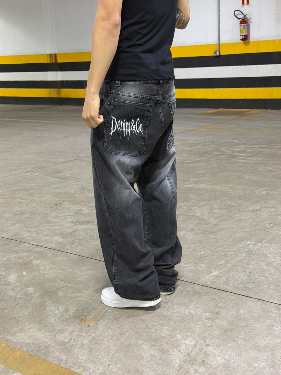 Calça Jeans Barrel “Spider” - Estonada