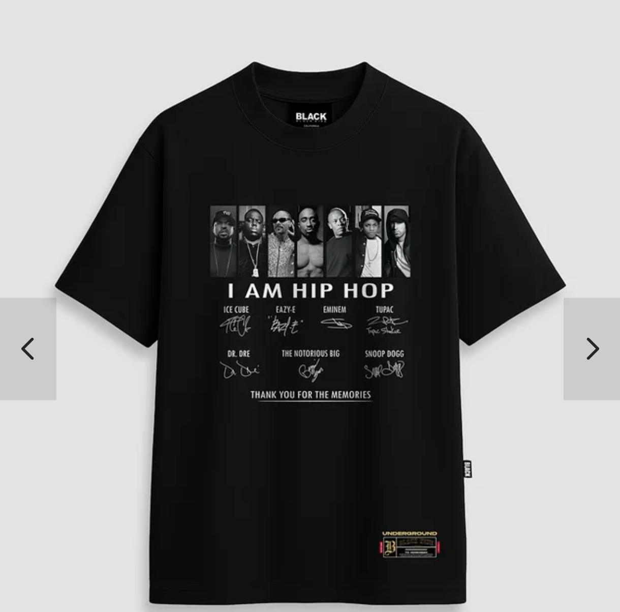 Camiseta Black Nine - I Am Hip Hop