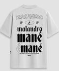 Camiseta Black Nine - Malandro é Malandro Branco