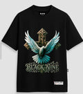 Camiseta Black Nine - Pomba na cruz
