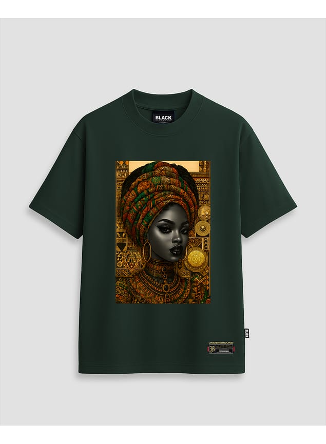 Camiseta Black Nine - Cultura Black Verde Arruda Mar