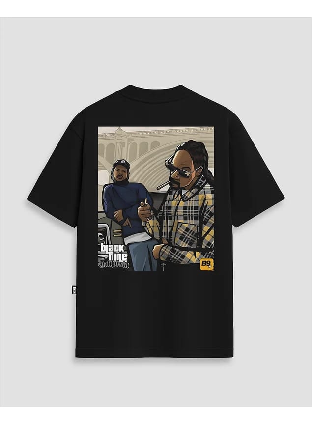Camiseta Black Nine Gta Reps - Preta
