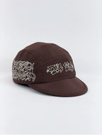 Boné 5 Five Panel Aba Curta Trip Side New Street CS - Marrom - Aba Flexível
