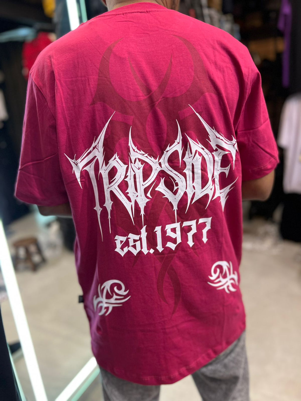 Camiseta Tripside Tribal- Pink