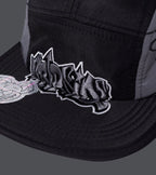 BONE TRIP SIDE PRETO CINZA BORDADO
