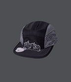 BONE TRIP SIDE PRETO CINZA BORDADO