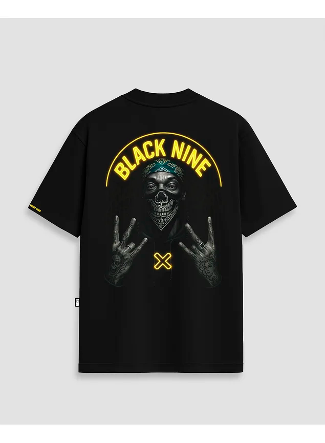 Camiseta Black Nine - Homem Mascarado