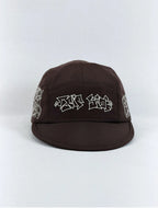 Boné 5 Five Panel Aba Curta Trip Side New Street CS - Marrom - Aba Flexível