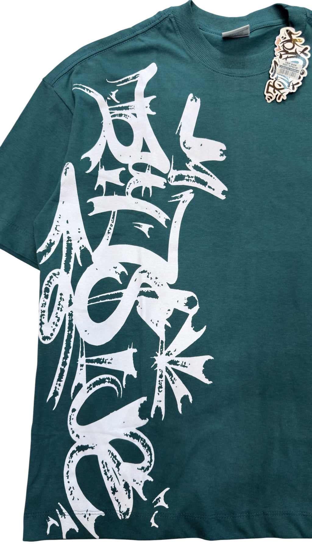 Camiseta Tripside Grafite Wave - verde