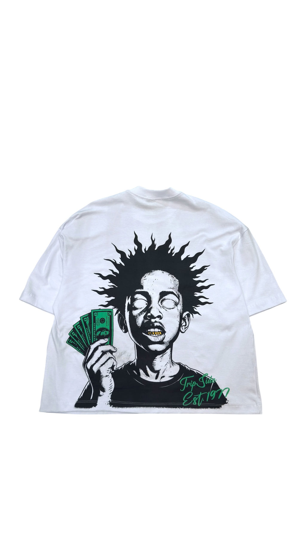 Camiseta over - Money Vision Branca