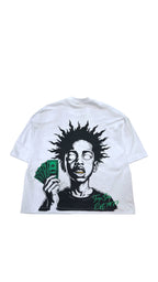 Camiseta over - Money Vision Branca