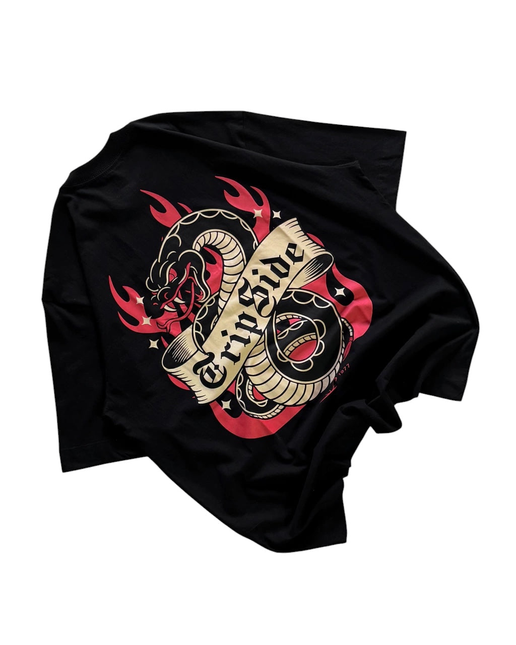 Camiseta Trip Side Snake- preta