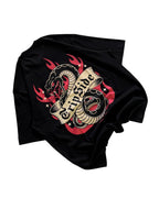 Camiseta Trip Side Snake- preta