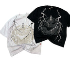 Camiseta Oriental - Preta e Branco