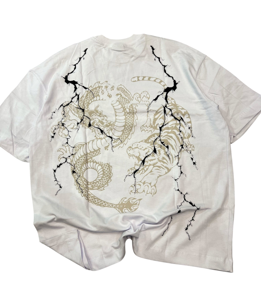 Camiseta Oriental - Preta e Branco