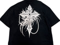 Camiseta Over Box Trip Side "Cruz Na Corrente - Preta