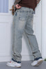 Calça Baggy Patchwork Jeans Vintage