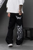 Calça Baggy Preta com Silk Anjo