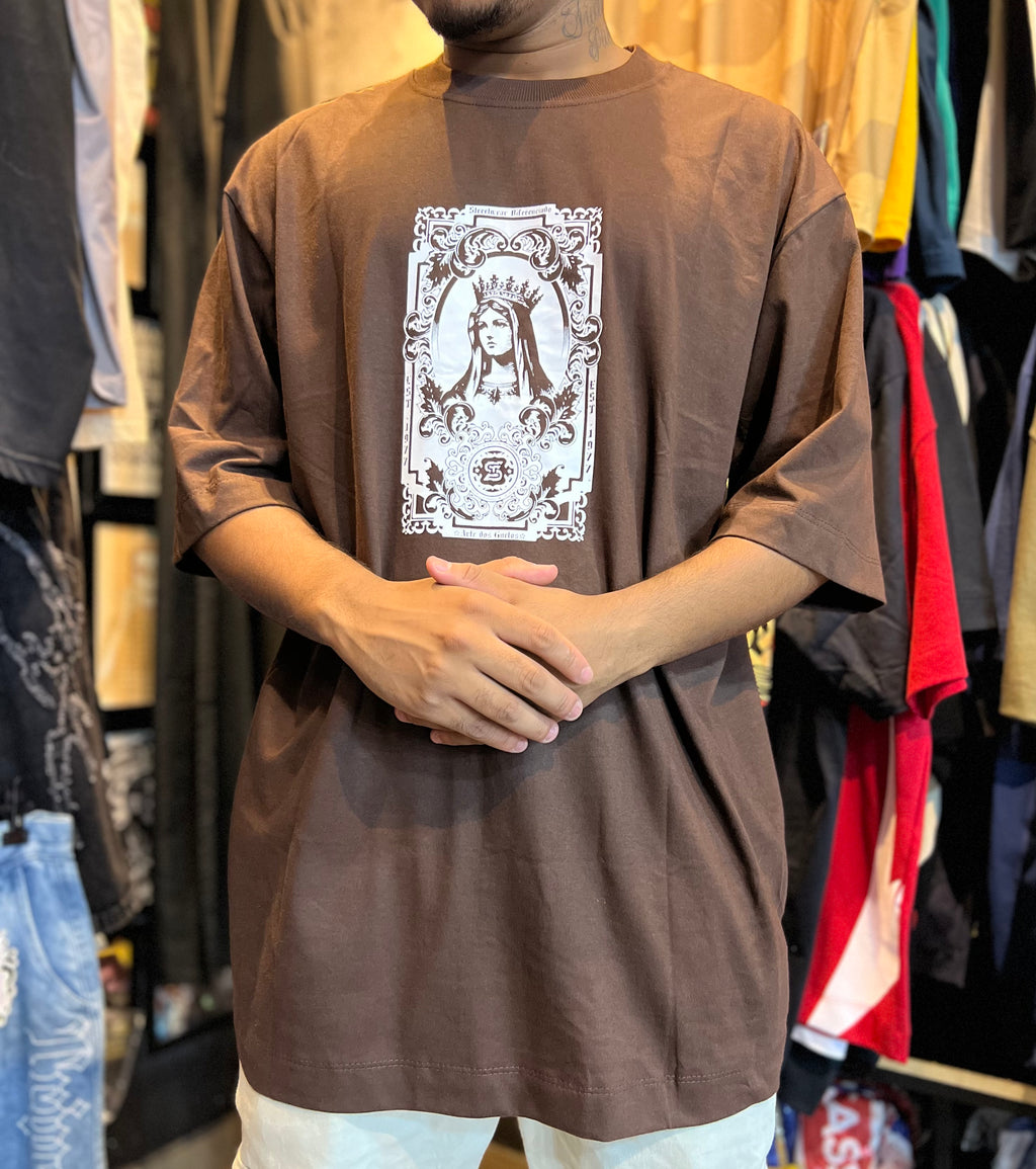 Camiseta Trip Side “Card” - Marrom