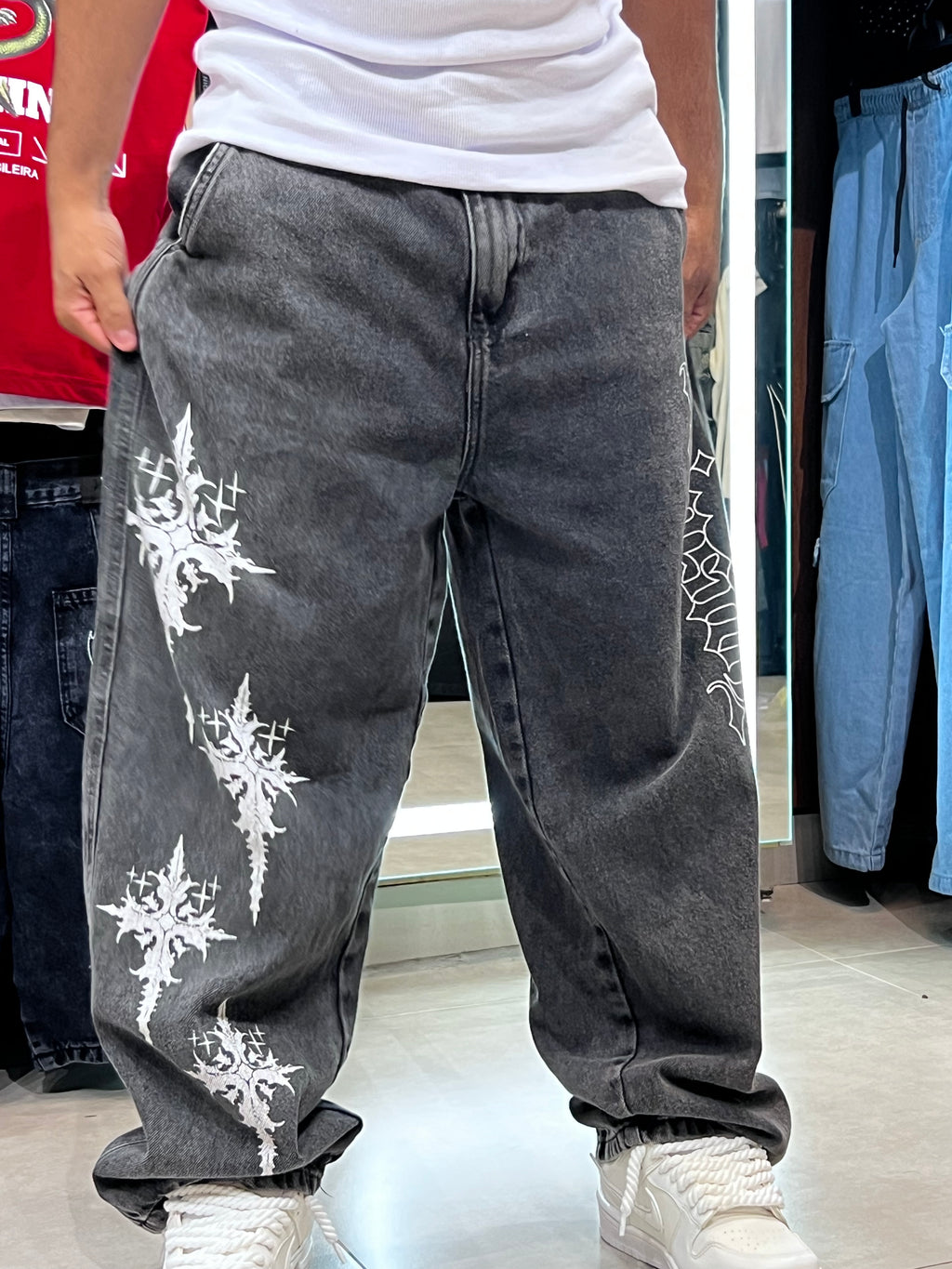 Calça Jeans Baggy Tripside ´´Dagger´´- Estonada