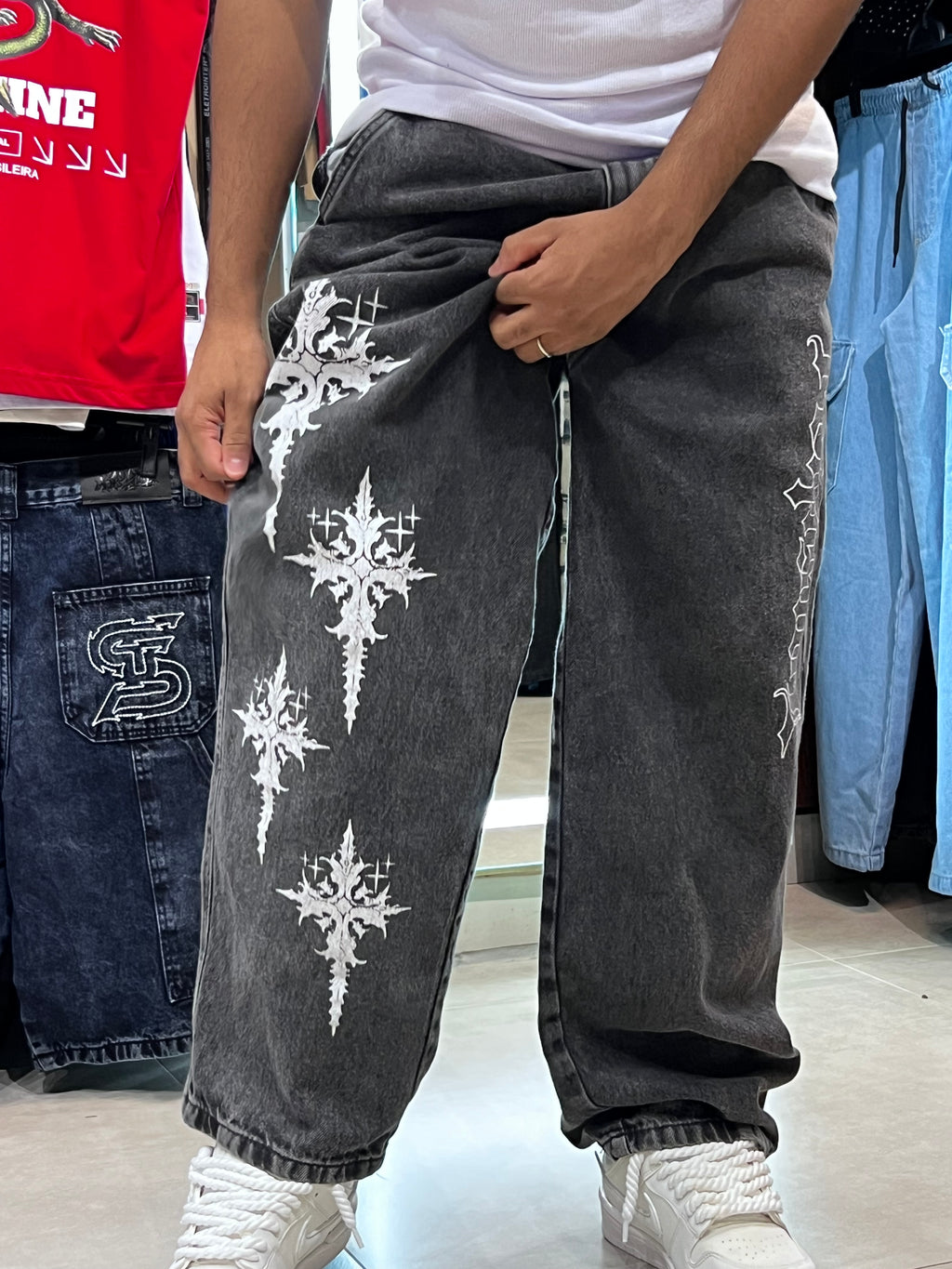 Calça Jeans Baggy Tripside ´´Dagger´´- Estonada
