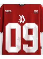 Camiseta Black Nike StreetWear Number 09 - Vermelha