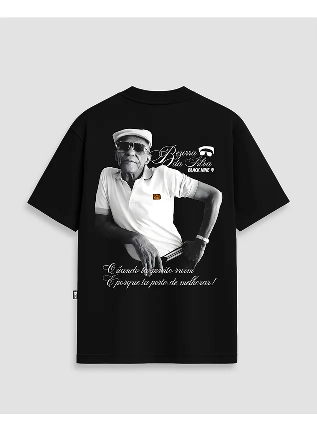 Camiseta Oficial Bezerra da Silva StreetWear - Preta