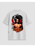 Camiseta Black Nine StreetWear Tupac Biografia - Branca
