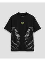 Camiseta Bob Marley Double Jamaica StreetWear - Preta