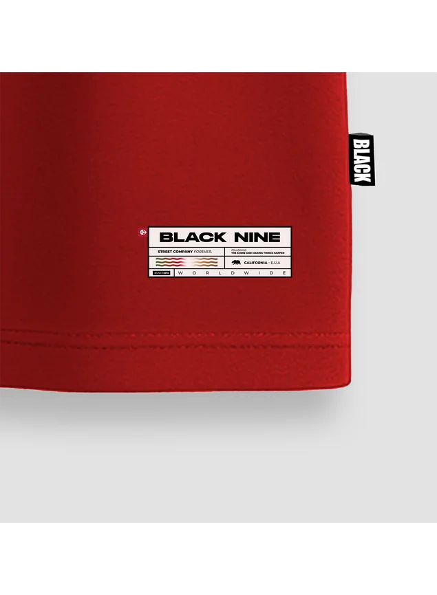 Camiseta Edição Limitada Black Nine São Jorge - Vermelha