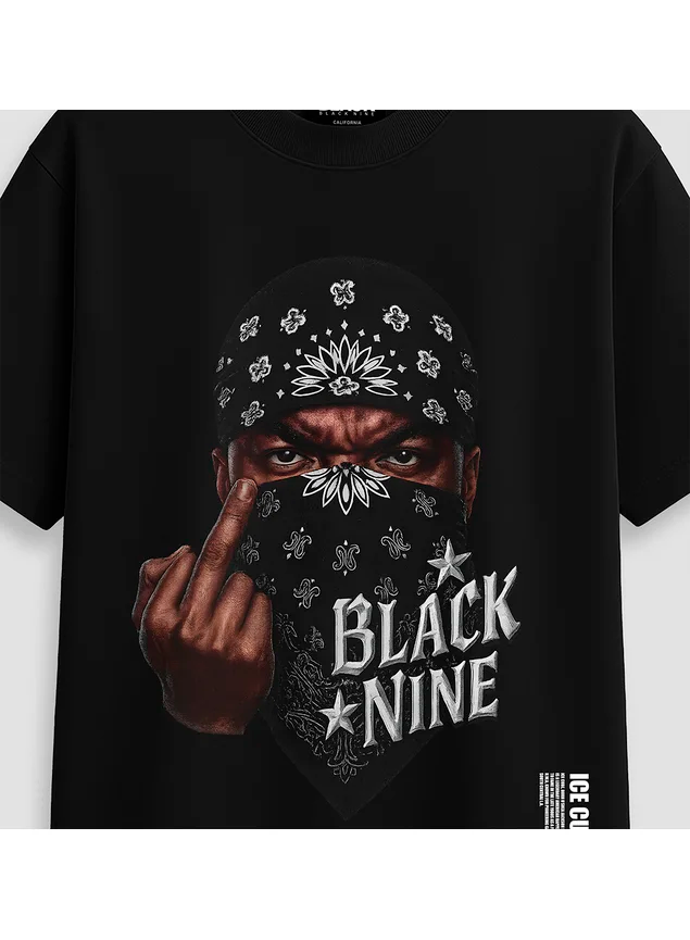 Camiseta Edição Black Nine Ice Cube - Preta