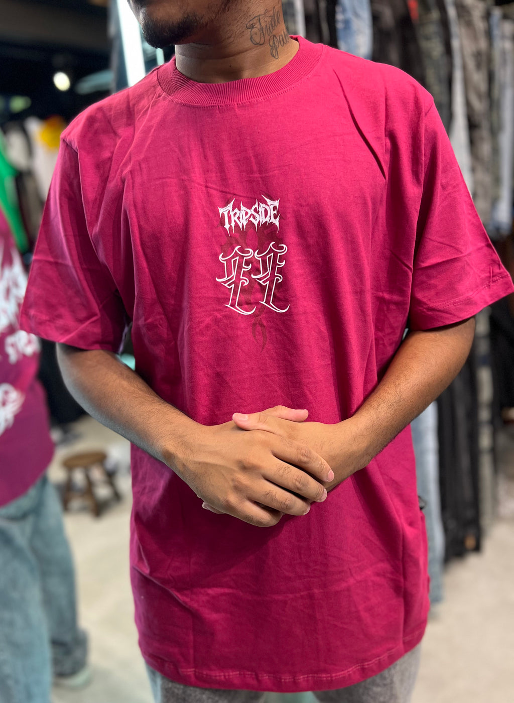 Camiseta Tripside Tribal- Pink