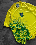 Camiseta Chronic Seleção Deus é Brasileiro - Amarelo