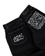 Bermuda Jorts Baggy TRIPSIDE Contraste Used Black