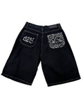 Bermuda Jorts Baggy TRIPSIDE Contraste Used Black