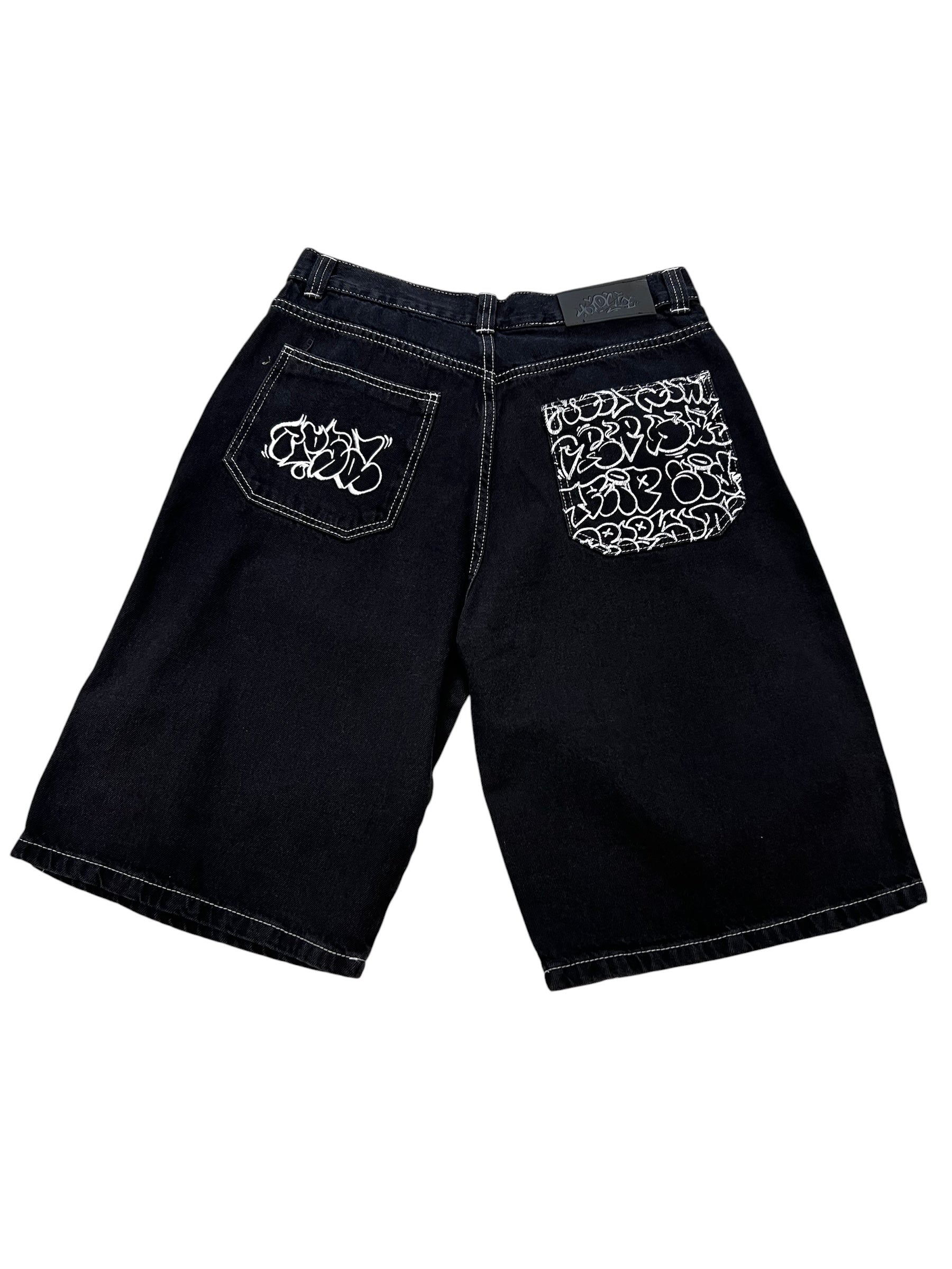 Bermuda Jorts Baggy TRIPSIDE Contraste Used Black