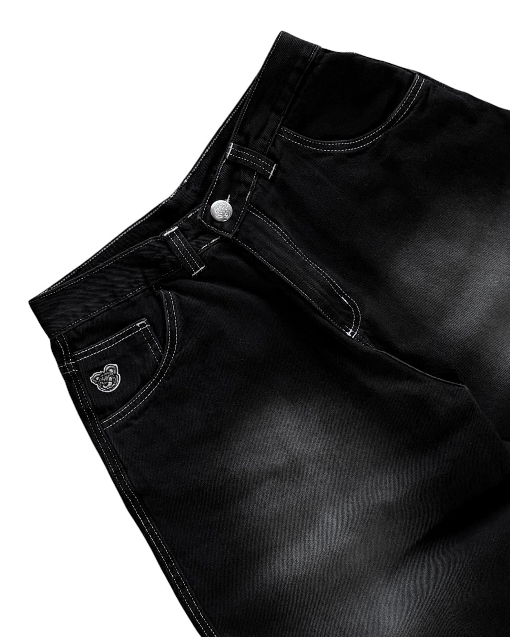 Bermuda Jorts Baggy TRIPSIDE Contraste Used Black