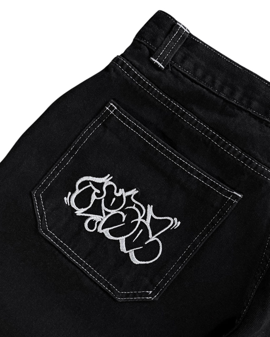 Bermuda Jorts Baggy TRIPSIDE Contraste Used Black