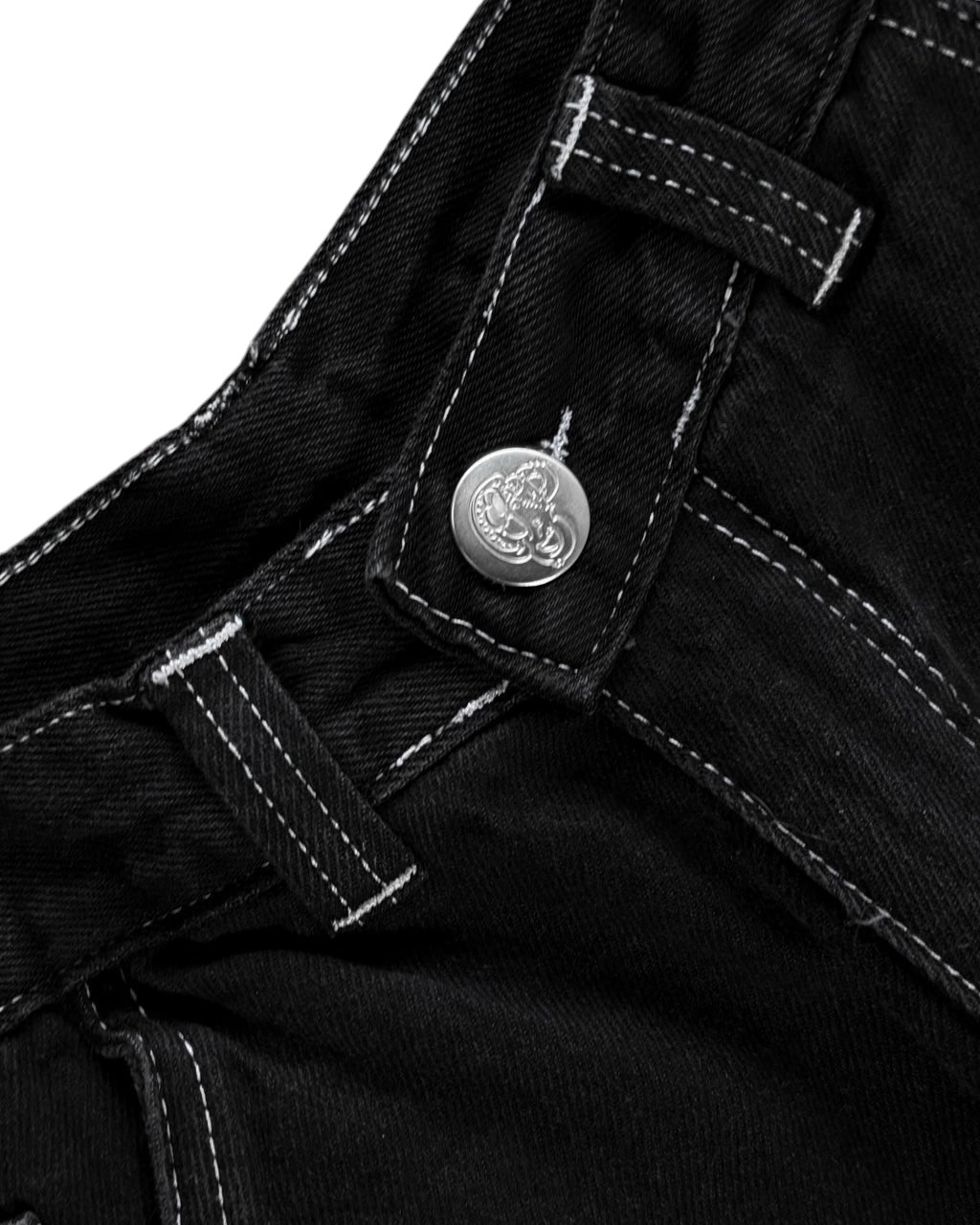 Bermuda Jorts Baggy TRIPSIDE Contraste Used Black
