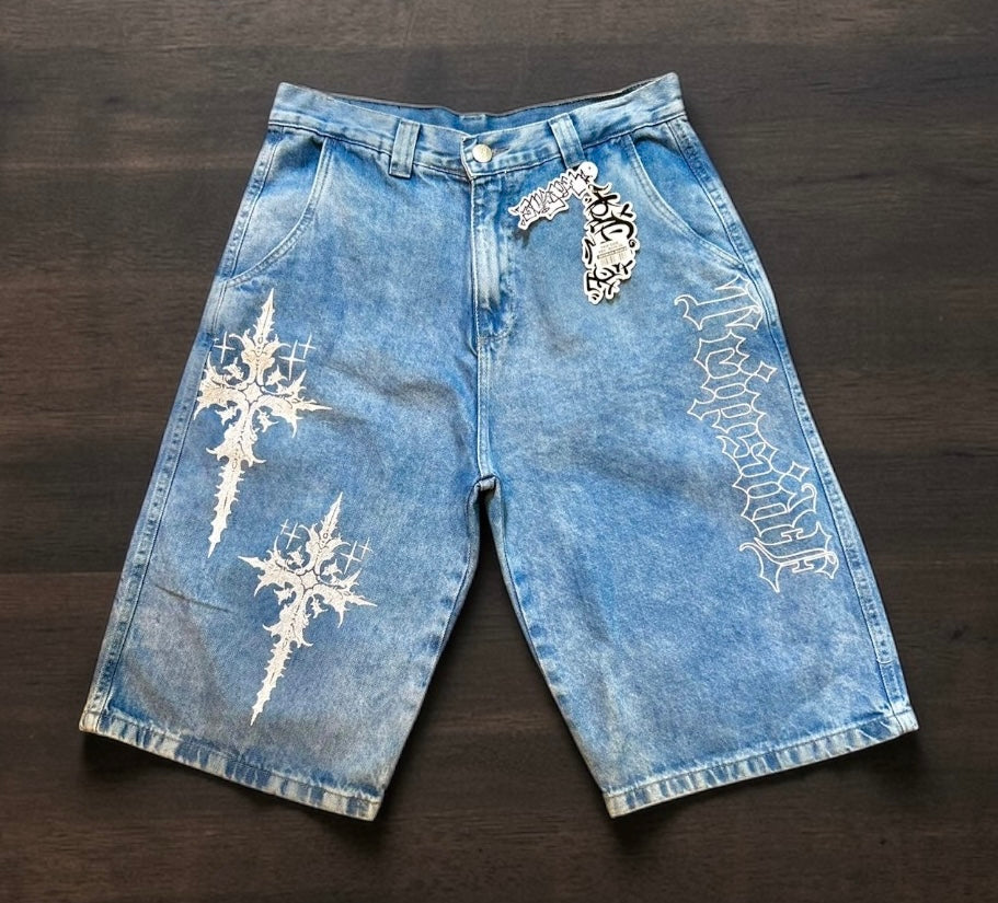 Bermuda Jorts Baggy TripSide Dagger- Azul Céu