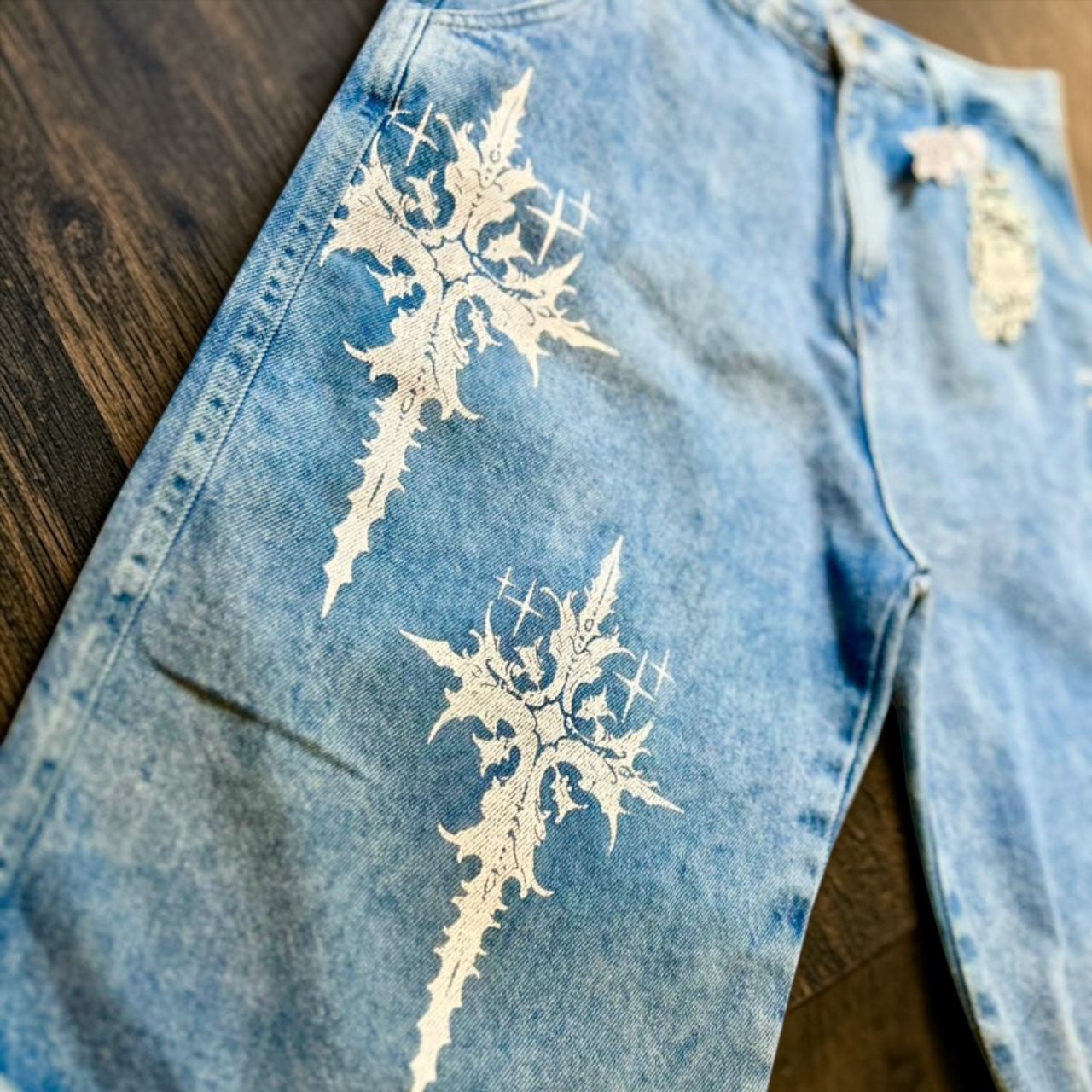 Bermuda Jorts Baggy TripSide Dagger- Azul Céu