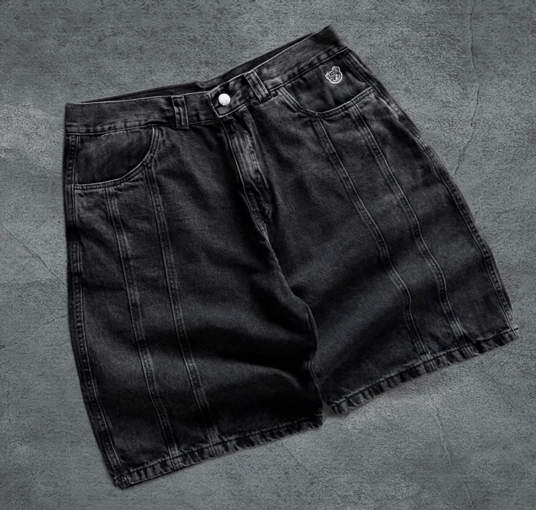 Bermuda Jorts Baggy Trip Side Recorte Symbols - Estonada