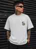 Camiseta Oversized Streetwear São Jorge - Branca