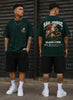 Camiseta Oversized Streetwear São Jorge - Verde Arruda Mar
