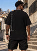 Camiseta Oversized Streetwear B9 Gold - Preta