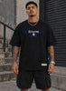 Camiseta Oversized Streetwear Lowrider Power - Preta