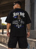 Camiseta Oversized Streetwear Lowrider Power - Preta