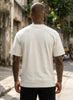 Camiseta Oversized Streetwear Hustler B9 - Branca